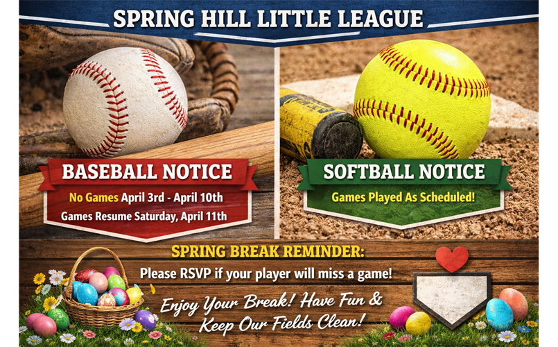 Spring Break Schedule